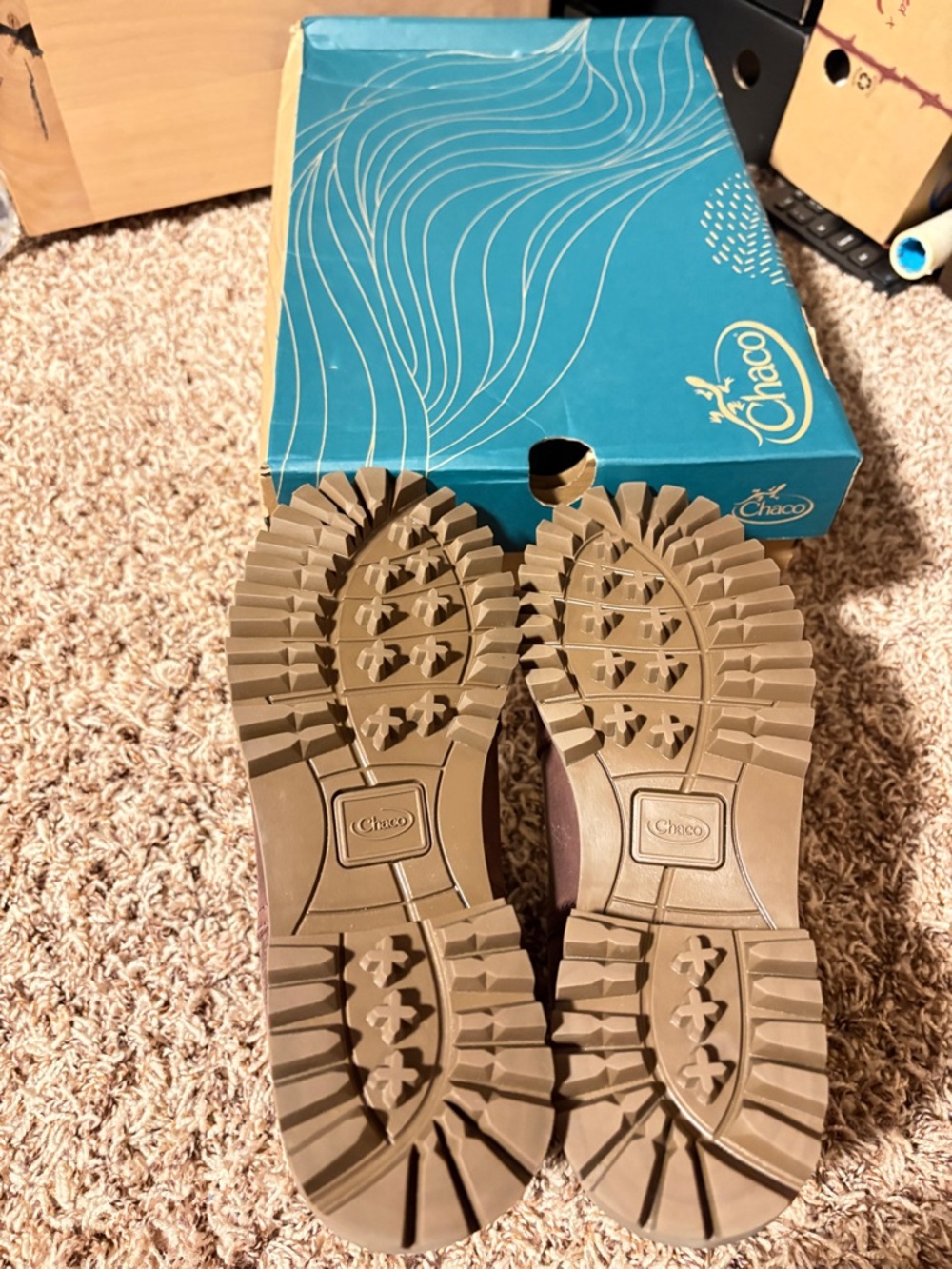 Chaco Brown Suede Chelsea Ankle Boots Size 6 Nwt View 5